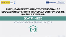 Financiación KA171-HED 2025