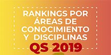 Ranking QS por áreas de Conocimiento y Disciplinas QS 2019
