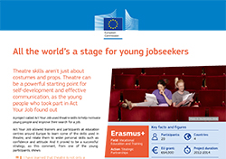 All the world’s a stage for young jobseekers