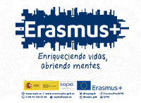 Pegatina Erasmus+ 2